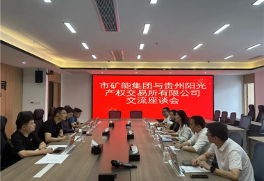 深化交流謀合作  攜手共贏促發(fā)展——貴州陽(yáng)光產(chǎn)權(quán)交易所與貴陽(yáng)市礦產(chǎn)能源投資集團(tuán)有限公司開(kāi)展座談交流